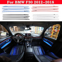 Для BMW 3 серии F30 2012-2018 синий оранжевый 2 цвета автомобильный неоновый интерьерный светильник для двери декоративный светильник ing тюнинг Автомобильный Универсальный 2024 - купить недорого