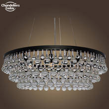 Free Shipping Modern Vintage Crystal Chandelier Lighting Tear Drops Chandeliers Pendant Hanging Light for Home Hotel Decoration 2024 - buy cheap