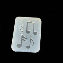 Music Note UV Resin Jewelry Liquid Silicone Mold Resin Molds For DIY Intersperse Decorate jewelry pendant Making Molds 2024 - buy cheap