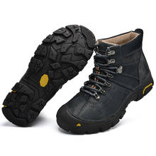 Manter quente à prova dwaterproof água caminhadas sapatos de escalada de montanha ao ar livre botas de trekking esporte tênis homem caça trekking 2024 - compre barato