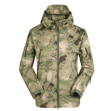 Camuflagem tático militar jaqueta homens inverno do exército lã caça casacos pele de tubarão casca mole blusão jaquetas à prova dwaterproof água 2024 - compre barato