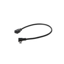 90 grados Mini USB 4Pin extensión de macho a hembra Cable para MP3 Cámara GPS 27cm 2024 - compra barato