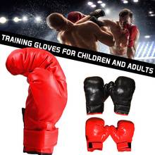 HIGH Quality Adults Kids Boxing Gloves Leather MMA Muay Thai Boxe De Luva Mitts Men and Women Sanda Training  Equipments 8 2024 - buy cheap