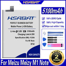 Аккумулятор HSABAT 5100 мАч BT42 для Meizu Meizy M1 Note 2024 - купить недорого
