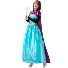 Snow Queen  Princess Costume Cosplay Adult Halloween Costume For Women Christmas Dress 2024 - buy cheap