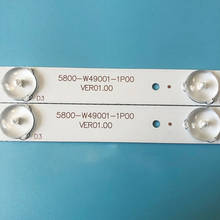 New Kit 10pcs 6LED 480mm LED backlight strip for LC490DUJ-SHA2 5800-W49001-1P00 5800-W49001-2P00 0P00 DP00 5850-W50007-1P00 2024 - buy cheap