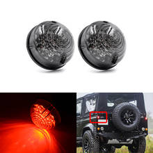 2PCs Smoked Rear Red Led Stop Brake Lights For Land Rover Defender 1990-2016 Defender 90/110 1983-1990 2024 - buy cheap