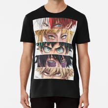 Camiseta de olhos de heróis, bnha mha todoroki shouto toga himiko midoriya izuku dabi bakugou katsuki anime de tamanho médio 2024 - compre barato