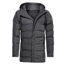 Men Outdoor Winter Long Section Down Coat Thicken Thermal Windproof Scratchproof Hooded Jackets Climbing Camping Hiking Jackets 2024 - buy cheap