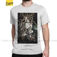 Suehiro Maruo Tops Tentacle Monster T Shirt Men Cotton T-Shirt Horror Japan Manga Creepy Halloween Tees Short Sleeve Plus Size 2024 - buy cheap