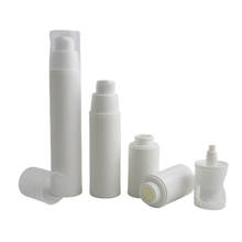 30 x 15ml 30ml 50ml airless Lotion Pump Dispensing bottle 1oz white PP Shampoo cosmetic container cosmetic packaging 2024 - buy cheap