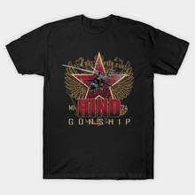 Soviet Military Equipment Russian MI-24 Hind Helicopter Gunship T-Shirt. Summer Cotton Short Sleeve O-Neck Men's T Shirt New 2024 - buy cheap