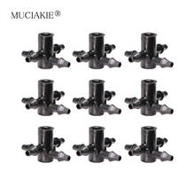 MUCIAKIE 20PCS 4.2mm -ID to 4-way 1/8'' Barb Connector Arrow Dripper Water Splitter Garden Greenhouse Irrigation Fittings 2024 - buy cheap