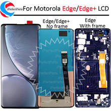 Для Motorola Moto Edge Plus Edge + ЖК-дисплей Сенсорная панель экран дигитайзер в сборе Pantalla для Motorola Moto Edge ЖК-XT2063-3 2024 - купить недорого