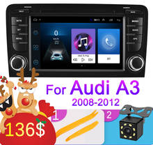 2Din A3 Android 9.1 Multimídia carro dvd player GPS para Audi 2003 2004 2005 2006 2006 2007 2008 2009 2010 2011 Navegação GPS 2din 2024 - compre barato