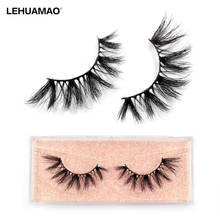 LEHUAMAO Eyelashes Makeup False Eyelashes Thick Strip 5D Mink Lashes Handmade Natural Eye Lashes Wispy 3D mink hair volume soft 2024 - buy cheap