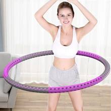 New Stainless Sport Hoop Detachable Thickened Foam Massage Loop Fitness Equipment Exercise Bodybuilding Thin Waist Yoga Hoops 2024 - buy cheap