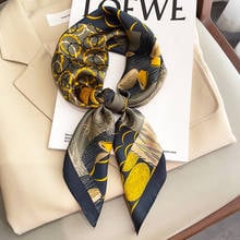 New Style Spring And Summer 2022 Lady Sunscreen Silk Beach Shawl Women's Quality Print Square Scarves Fashion Muslim Headscarf 2024 - buy cheap