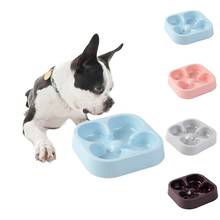 Dog Cat Slow Feed Bowl Portable Pet Dog Feeding Food Bowls Puppy Slow Down Eating Feeder Dish Bowel Prevent Obesity 2024 - buy cheap