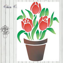 Metal Cutting Dies Stencils Flower pot for DIY Scrapbooking Album Stamp Paper Card Embossing Stencil 2024 - buy cheap
