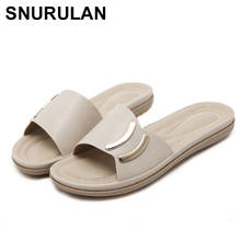 SNURULAN Female slippers; women's shoes; Women's fashion sandals; summer beach women's flip-flops; slippers on a flat sole 2024 - buy cheap