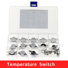 Термостат NC KSD301, контрольный переключатель температуры 40-100 °C, нормально закрытый ассортимент, 13 шт. 2024 - купить недорого