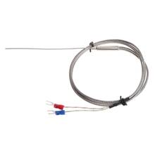 K-Type Thermocouple Probe 1mm x 100mm 2-wires Temperature Sensors 2-Terminals 1m 2024 - buy cheap