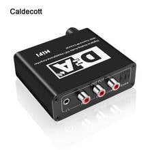 Caldecott Digital to Analog Audio Adapter Converter DAC Optical Toslink Coaxial Bi-directional Switch RCA 3.5mm Jack 2024 - buy cheap