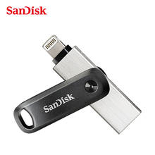 SanDisk New USB Flash Drive iXPand U Disk OTG Lightning Connector USB3.0 Stick 256GB 128GB MFi For iPhone & iPad Pen drive IX60N 2024 - buy cheap