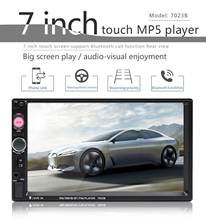 Bluetooth 2 Din Автомобильный радио мультимедиа Carplay сенсорный экран Авторадио 7 "Обратная камера AUX SD радио тюнер Авто аудио MP5 плеер 2024 - купить недорого