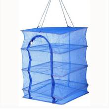 1Pcs Foldable 4 Layers Drying Rack for Vegetable Fish Dishes Mesh Hanging Drying Net Hanging Natural Way to Dry Food 2024 - buy cheap