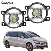 Fog Light Assembly 30W 8000LM Car Right + Left Side LED Lens Fog Lamp DRL 12V For Citroen C4 Coupe Hatchback Picasso 2004-2015 2024 - buy cheap