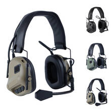 Тактическая гарнитура с PTT Shooting Earmuff, уличная спортивная Защитная гарнитура, военные гарнитуры 2024 - купить недорого