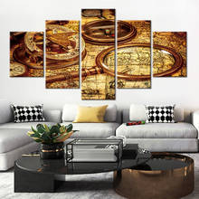 Cuadros de Marco decoración del hogar 5 paneles abstractos Naturaleza muerta HD impreso lienzo moderno pintura arte de pared póster Modular 2024 - compra barato