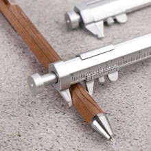 1 PC Multi-function 0.5mm Ballpoint Pen Vernier Caliber Roller Pen Measuring Tool Scale Ruler Pen Writing Instrument Stationery 2024 - buy cheap