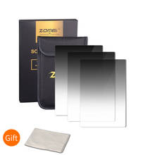 Zomei-filtro de densidad neutra para Cokin Z Lee, 3 en 1, gris degradado, ND 100x150mm, cuadrado, ND16, ND4, ND8 2024 - compra barato