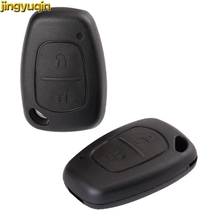 jingyuqin Remote Flip Car Key Case Shell For Vauxhall For Opel Vivaro For Renault Movano Trafic Kangoo Uncut Key Blank Fob Cover 2024 - buy cheap