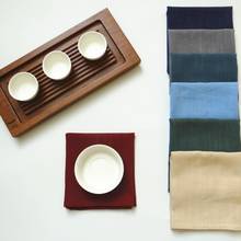 Toalha de cozinha de algodão, pano, guardanapo, para casa e cozinha, vidro sólido, limpeza, pano, toalha de chá, tapete de mesa 2024 - compre barato
