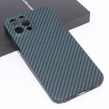 iStore Carbon fiber phone case For Apple12Pro iPhone 12 ProMax Fully enclosed protective shell Aramid fiber Business hard shell 2024 - buy cheap