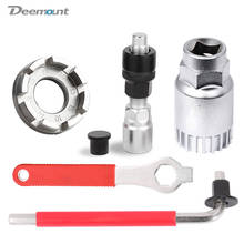 Deemount Maintenance Tool Kits Bike Bicycle Spoke Nipple Wrench  20 Teeth Bottom Bracket BB.Remover Pedal Crank Removal Extrator 2024 - buy cheap