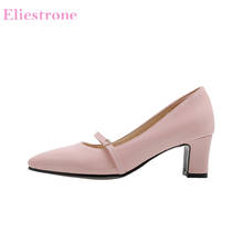 Zapatos de tacón alto para mujer, calzado Sexy de punta estrecha, talla grande pequeña 11 32 43 45 48, color blanco y rosa 2024 - compra barato