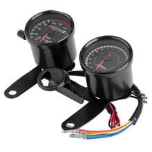 Cafe Racer Motorcycle Odometer Speedmeter Tachometer LED Speed Meter Motorbike Odometer Speedometer Tachometer 2024 - buy cheap