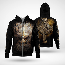 Viking Tattoo 3D Hoodies Printed Harajuku Coat Jacket Men For Women Fashion Zipper hoodies Drop Shipping 06 2024 - buy cheap