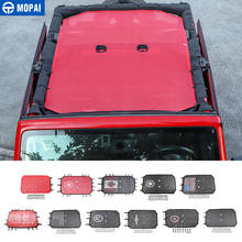 MOPAI Car Cover for Wrangler JK Car Top Roof Sunshade Cover UV Sun Shade Net for Jeep Wrangler JK 2007-2017 Accessories 4 Door 2024 - buy cheap