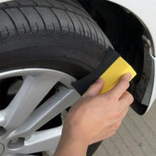 1/5/10 Uds lavado de coche en forma de U de cera pulido esponja compuesta de borde de arco esponja para neumáticos cepillo productos de limpieza accesorios de coche 2024 - compra barato