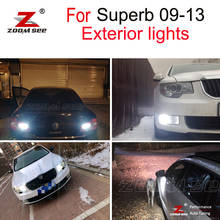 White LED Reverse tail bulb + Under mirror + DRL Daytime running + Parking lamp for Skoda for Superb 2009 2010 2011 2012 2013 2024 - buy cheap
