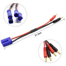 The High Quality 10pairs/lot EC5 Connector to 4.0mm Banana Plug with 14AWG Soft Silicone 150MM Cable 2024 - buy cheap