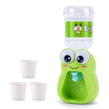 Children's Simulation Fun Water Dispenser Mini Frog Play House Water Kitchen Toy Education Play Toys For Baby Kid Fountain Model 2024 - buy cheap