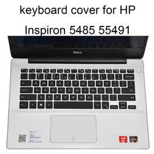 Keyboard Covers 5485 for Dell Inspiron 14 5491 7386 5585 2019 enter clear silicone laptop keyboard dust cover Durable new sale 2024 - buy cheap