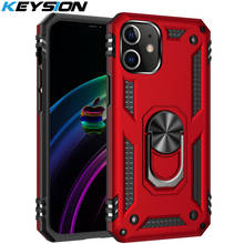 KEYSION Shockproof Case for iPhone 12 12 Mini Max Ring Stand Heavy Protection Phone Back Cover for iPhone 12 Pro 12 Pro Max 2020 2024 - buy cheap